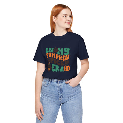 In My Pumpkin Spiced Era Unisex Jersey Short Sleeve Tee