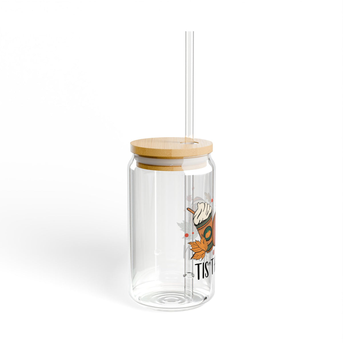 Tis The Season Sipper Glass, 16oz