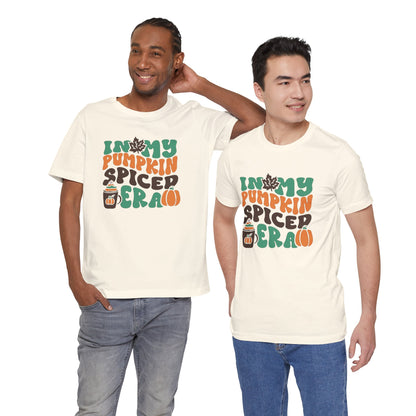 In My Pumpkin Spiced Era Unisex Jersey Short Sleeve Tee