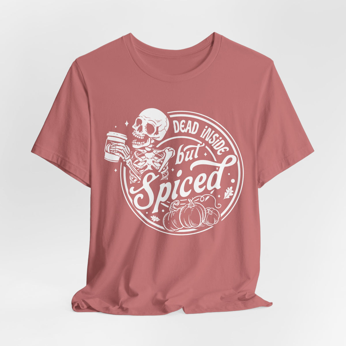 Dead Inside but Spiced Unisex Jersey Short Sleeve Tee