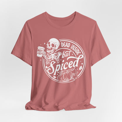 Dead Inside but Spiced Unisex Jersey Short Sleeve Tee