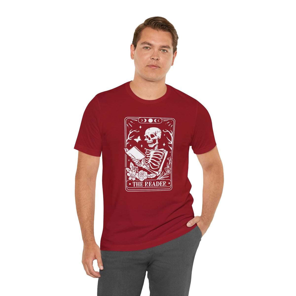 The Reader Tarot Unisex Jersey Short Sleeve Tee