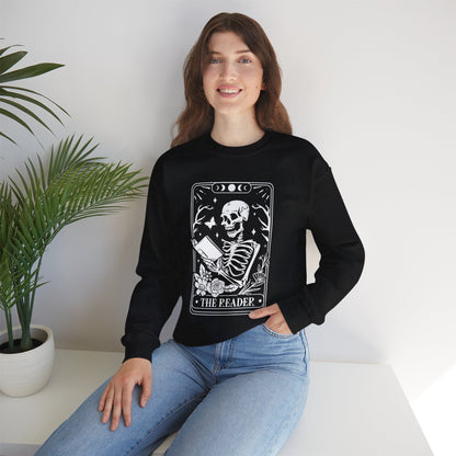 The Reader Tarot Unisex Heavy Blend™ Crewneck Sweatshirt