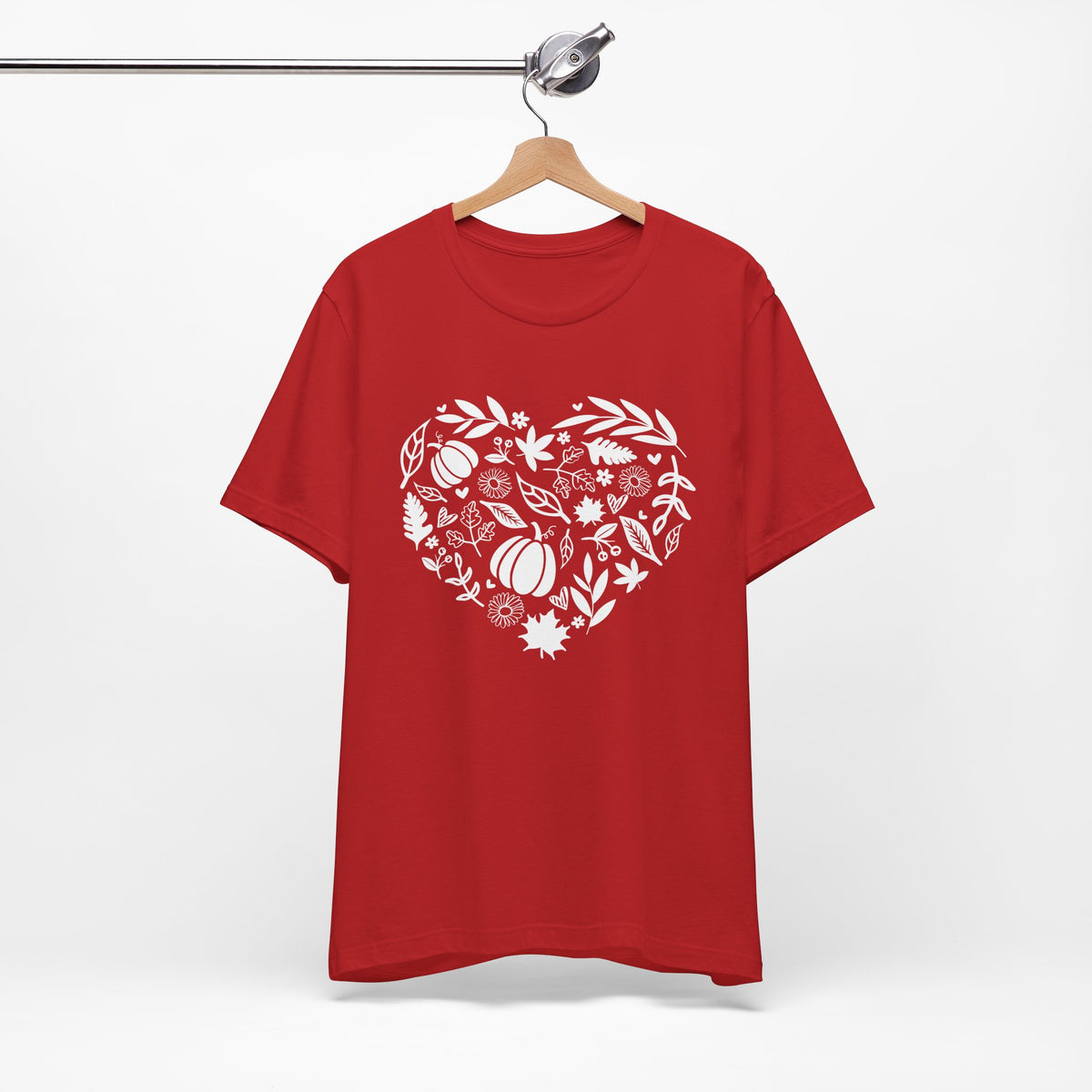 Fall Heart Unisex Jersey Short Sleeve Tee