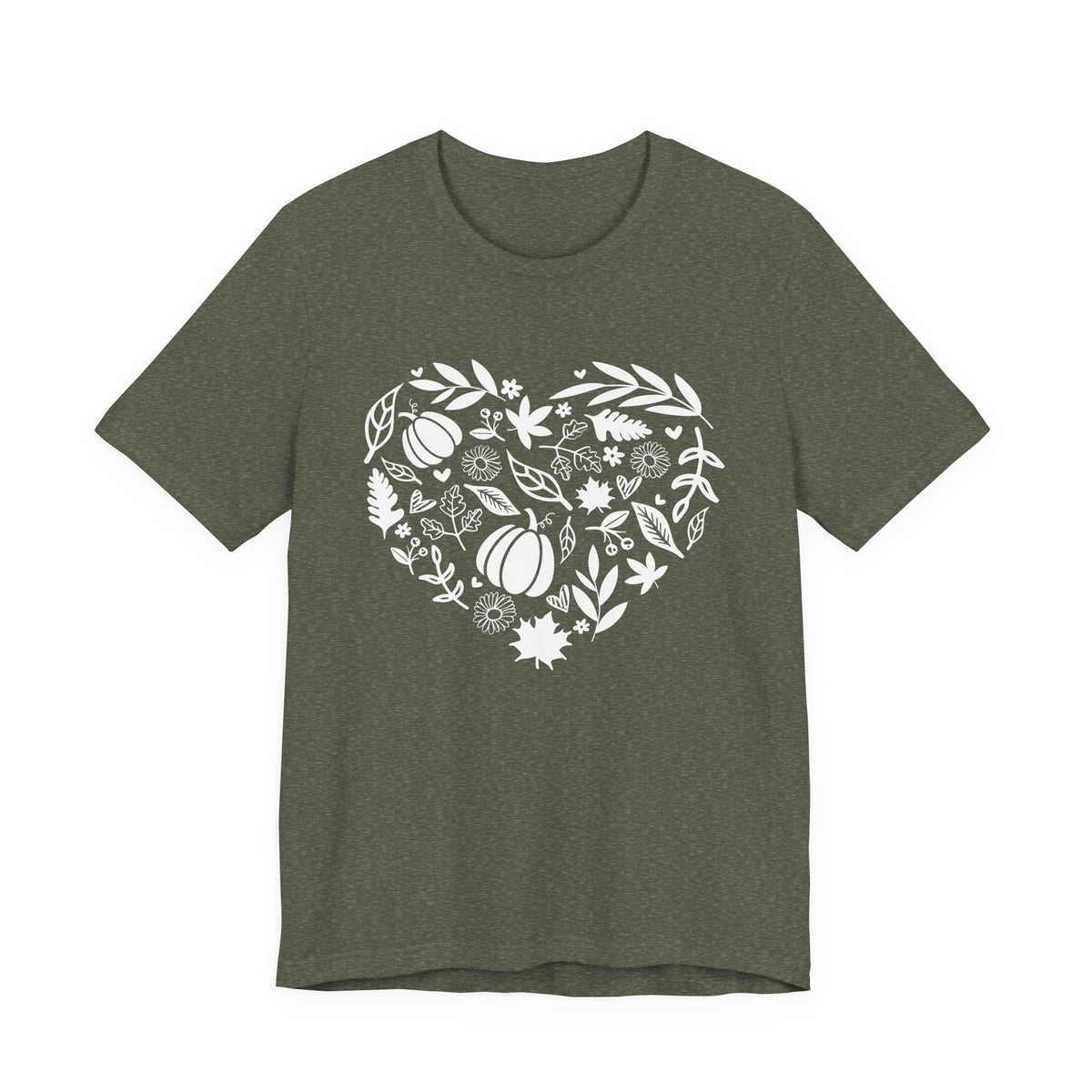 Fall Heart Unisex Jersey Short Sleeve Tee
