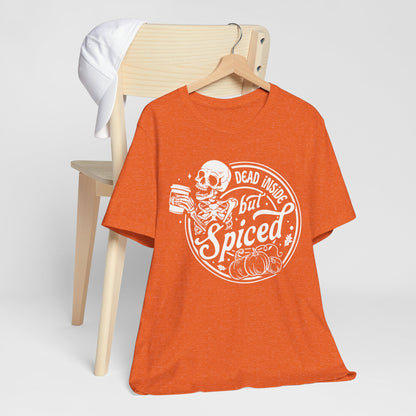 Dead Inside but Spiced Unisex Jersey Short Sleeve Tee