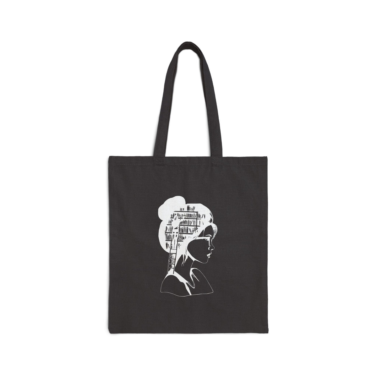 Inside a Bookworm's Mind Cotton Canvas Tote Bag
