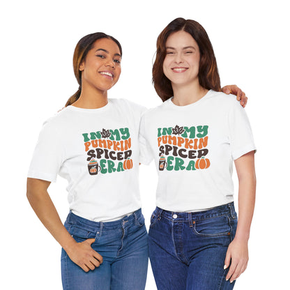 In My Pumpkin Spiced Era Unisex Jersey Short Sleeve Tee