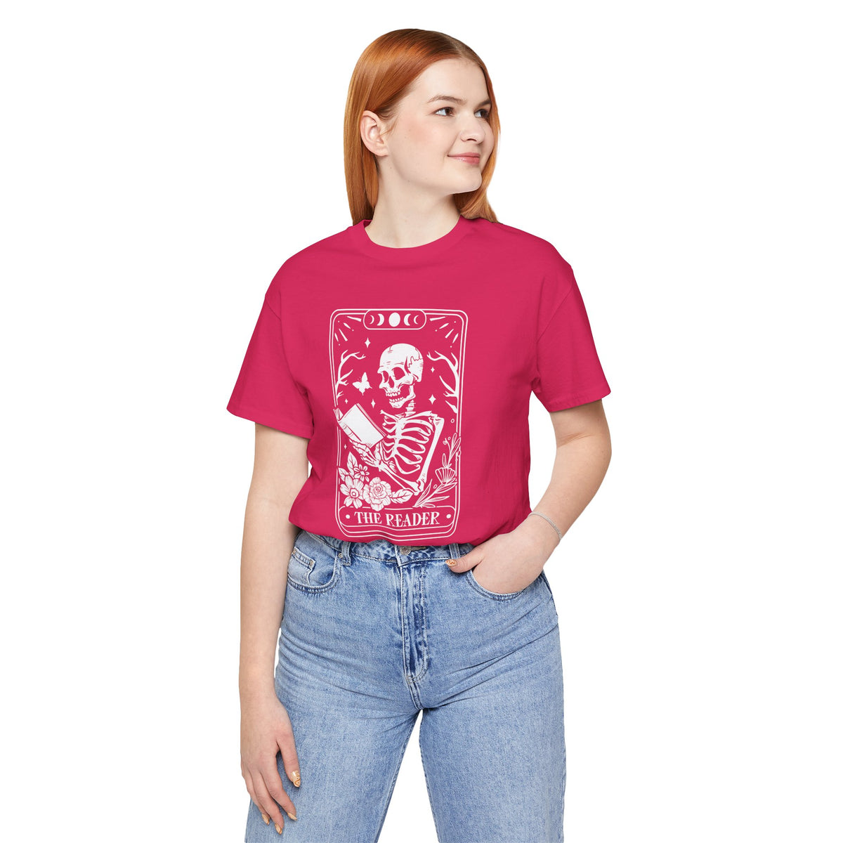 The Reader Tarot Unisex Jersey Short Sleeve Tee
