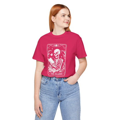 The Reader Tarot Unisex Jersey Short Sleeve Tee