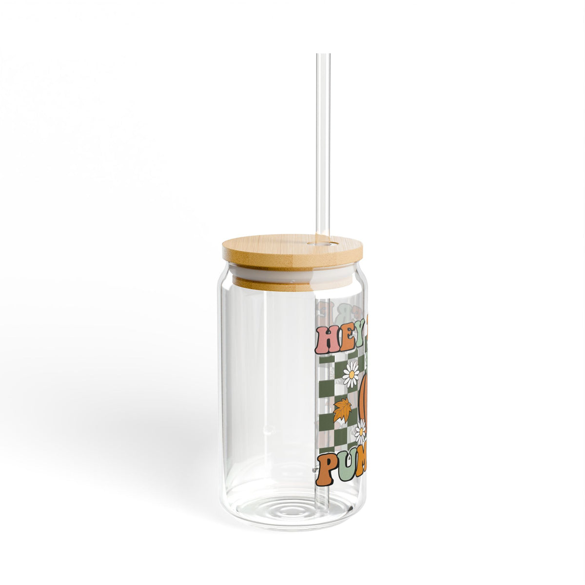 Hey There Pumpkin Sipper Glass, 16oz