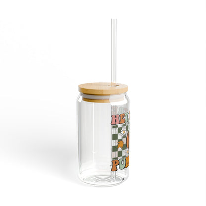 Hey There Pumpkin Sipper Glass, 16oz