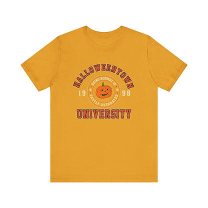 Halloween Town University Unisex Jersey Short Sleeve Tee