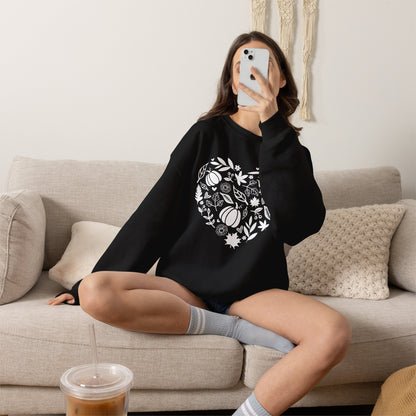 Fall Heart Unisex Heavy Blend™ Crewneck Sweatshirt