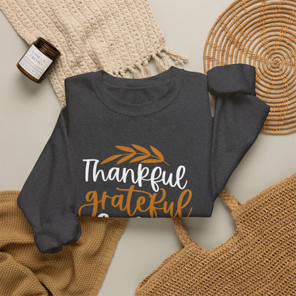 Thankful Grateful Blessed Unisex Heavy Blend™ Crewneck Sweatshirt
