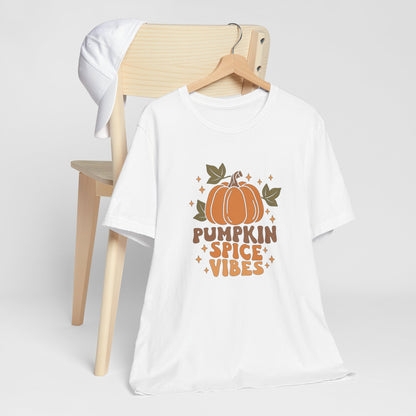 Pumpkin Spice Vibes Unisex Jersey Short Sleeve Tee