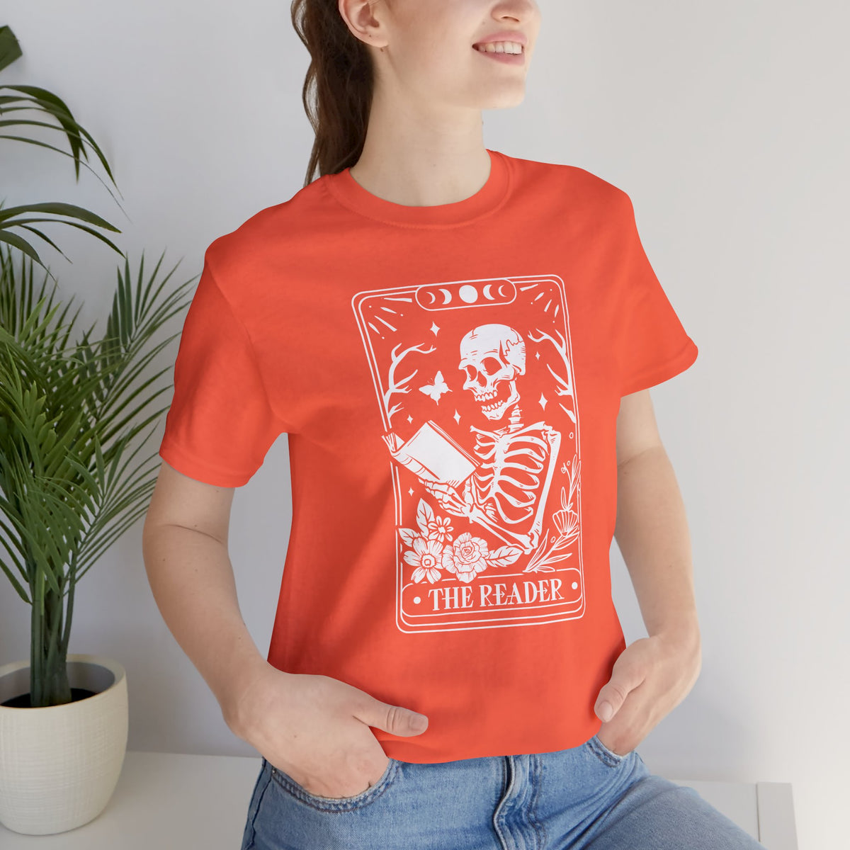 The Reader Tarot Unisex Jersey Short Sleeve Tee