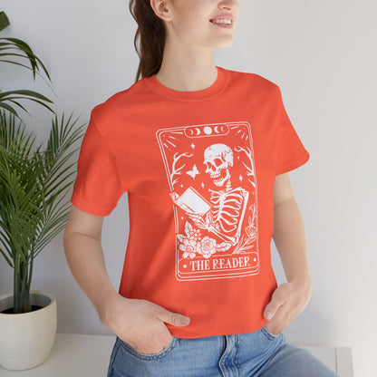 The Reader Tarot Unisex Jersey Short Sleeve Tee