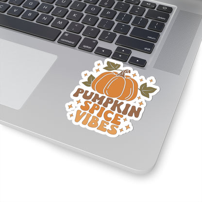 Pumpkin Spice Vibes Kiss-Cut Stickers