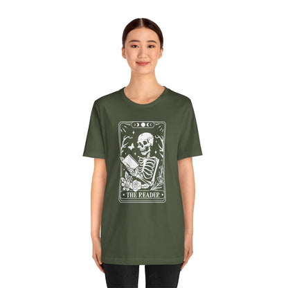 The Reader Tarot Unisex Jersey Short Sleeve Tee