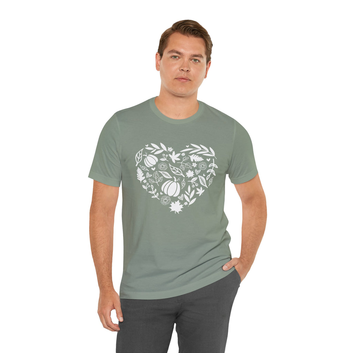 Fall Heart Unisex Jersey Short Sleeve Tee