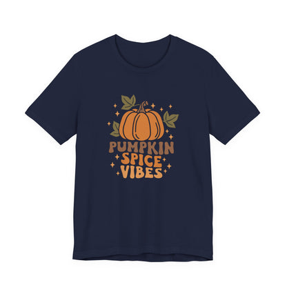 Pumpkin Spice Vibes Unisex Jersey Short Sleeve Tee