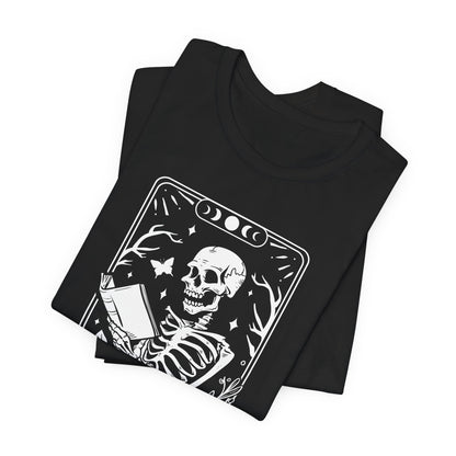 The Reader Tarot Unisex Jersey Short Sleeve Tee