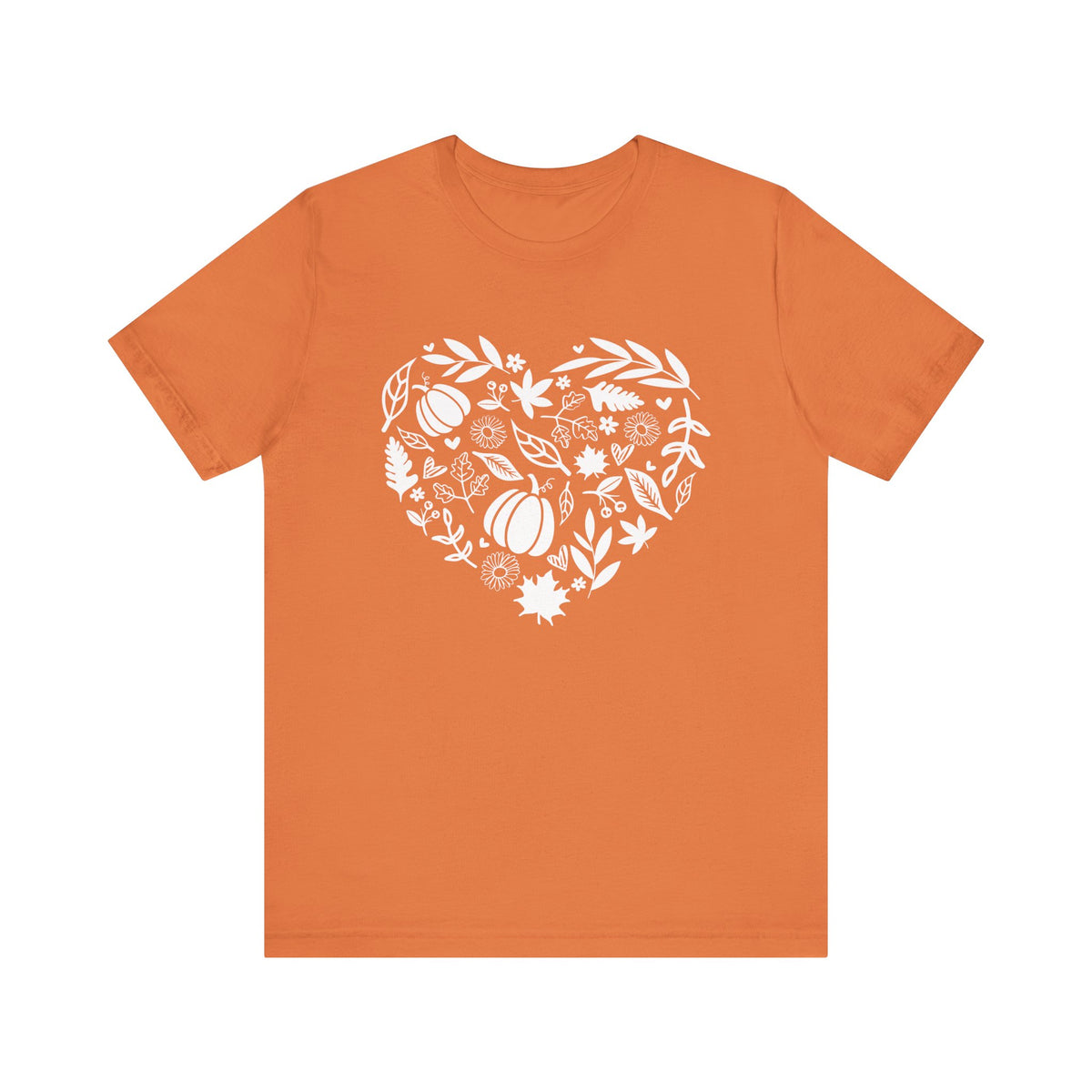 Fall Heart Unisex Jersey Short Sleeve Tee