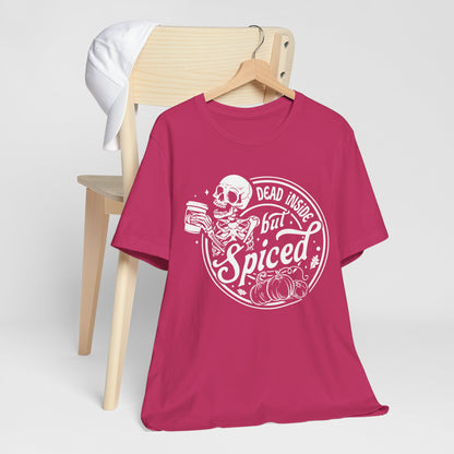 Dead Inside but Spiced Unisex Jersey Short Sleeve Tee
