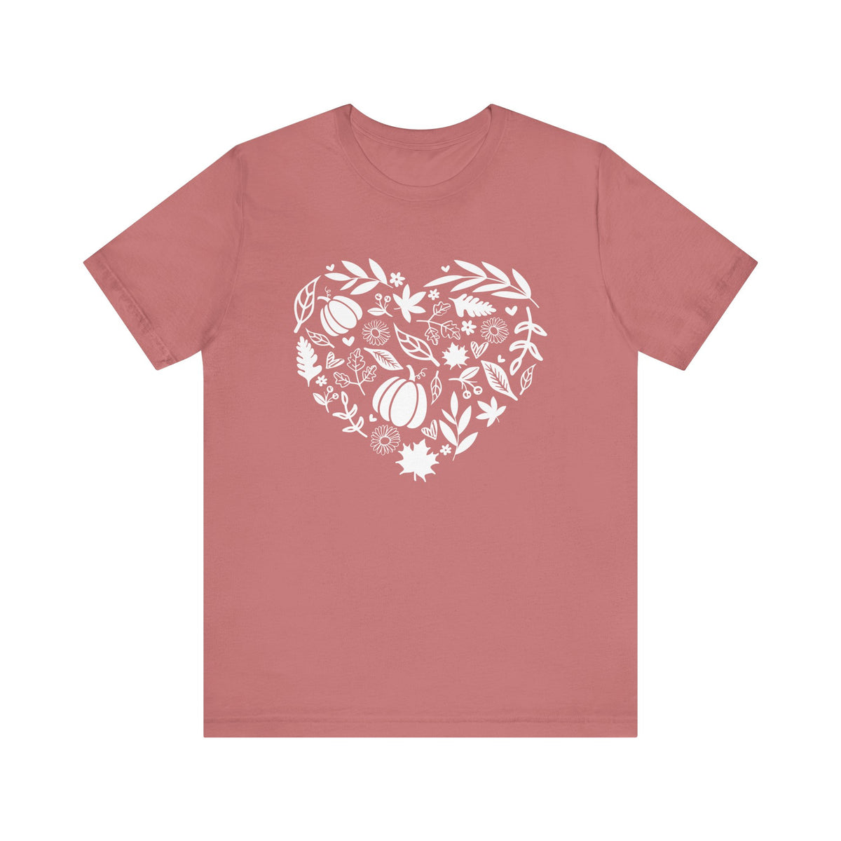 Fall Heart Unisex Jersey Short Sleeve Tee