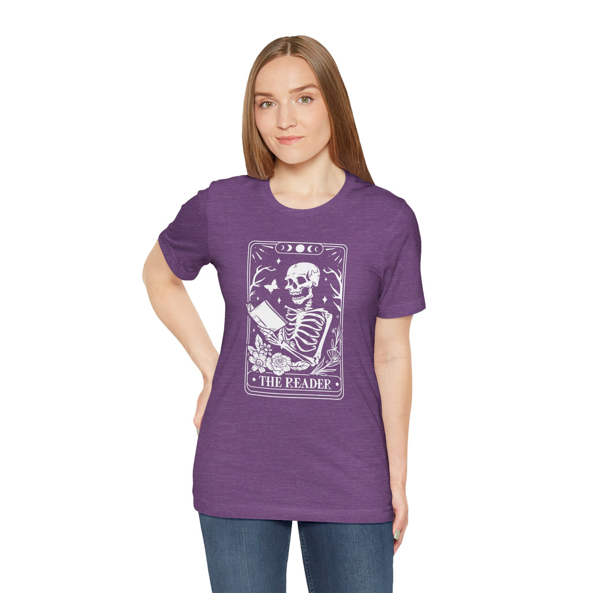 The Reader Tarot Unisex Jersey Short Sleeve Tee