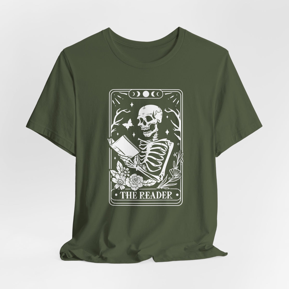 The Reader Tarot Unisex Jersey Short Sleeve Tee