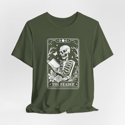 The Reader Tarot Unisex Jersey Short Sleeve Tee
