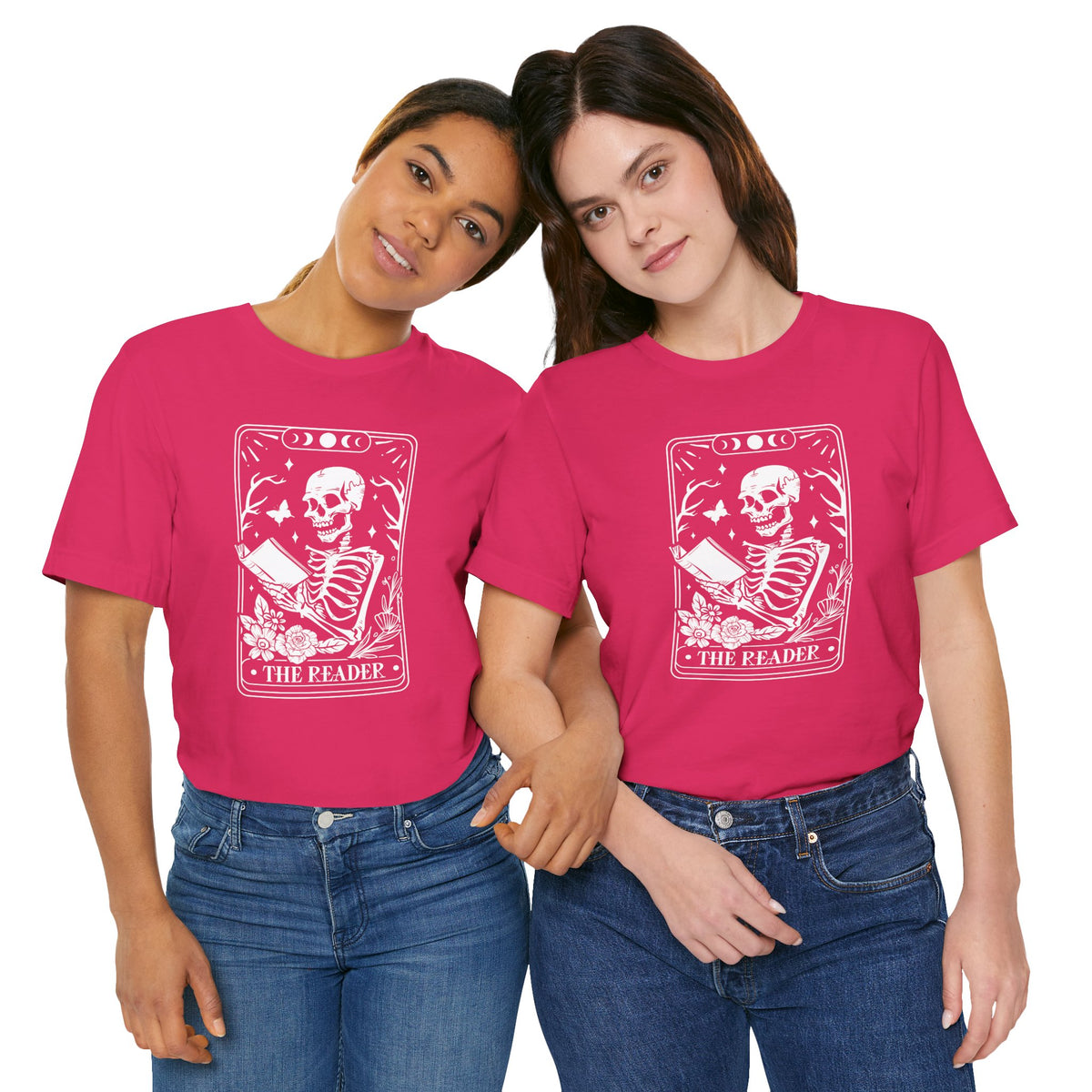 The Reader Tarot Unisex Jersey Short Sleeve Tee
