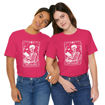 The Reader Tarot Unisex Jersey Short Sleeve Tee