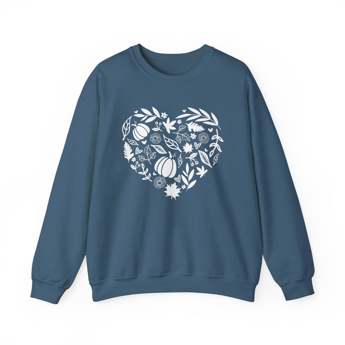 Fall Heart Unisex Heavy Blend™ Crewneck Sweatshirt