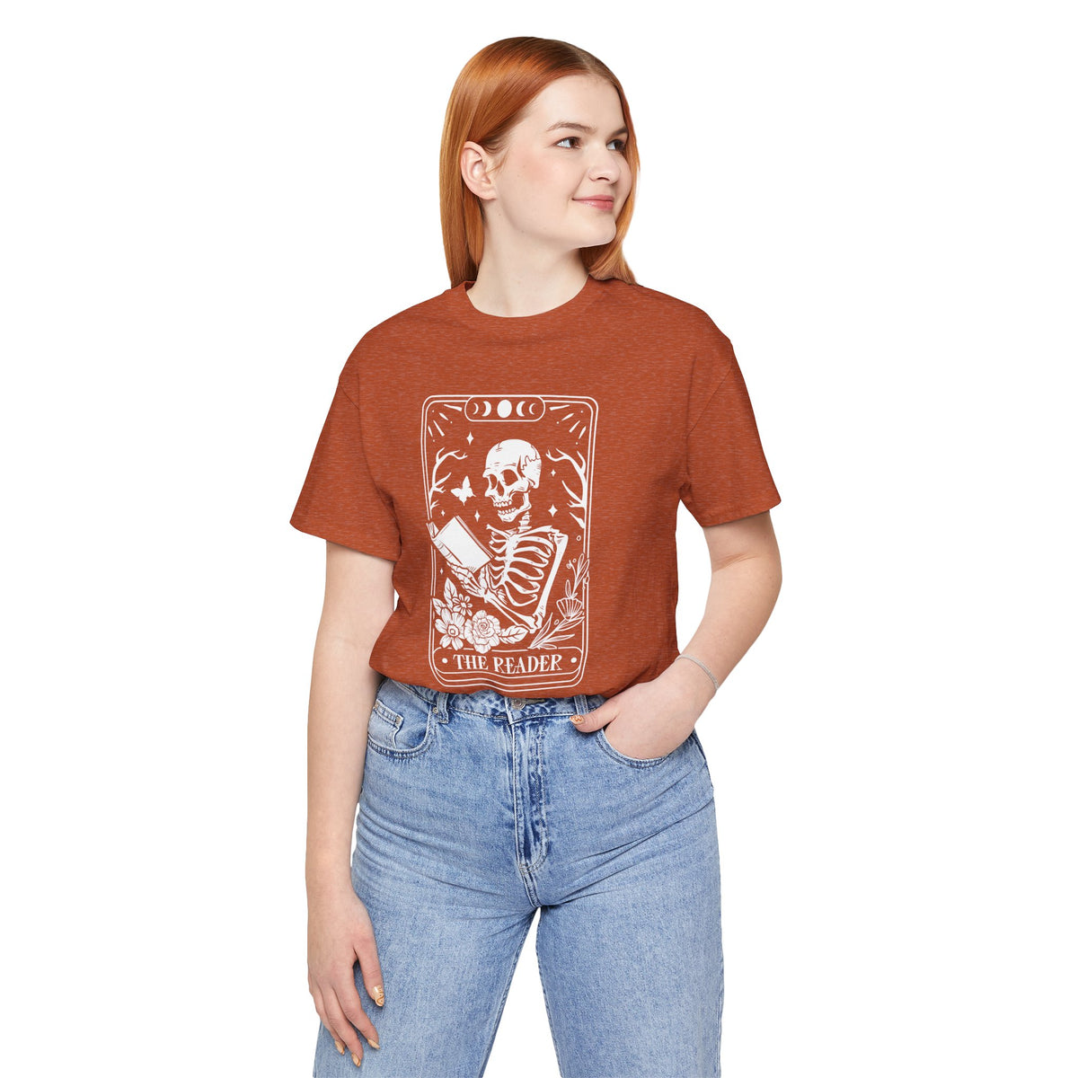 The Reader Tarot Unisex Jersey Short Sleeve Tee