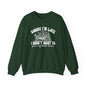 Sorry I'm Late I Didn't Want to Put My Book Down Unisex Heavy Blend™ Crewneck Sweatshirt