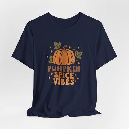 Pumpkin Spice Vibes Unisex Jersey Short Sleeve Tee