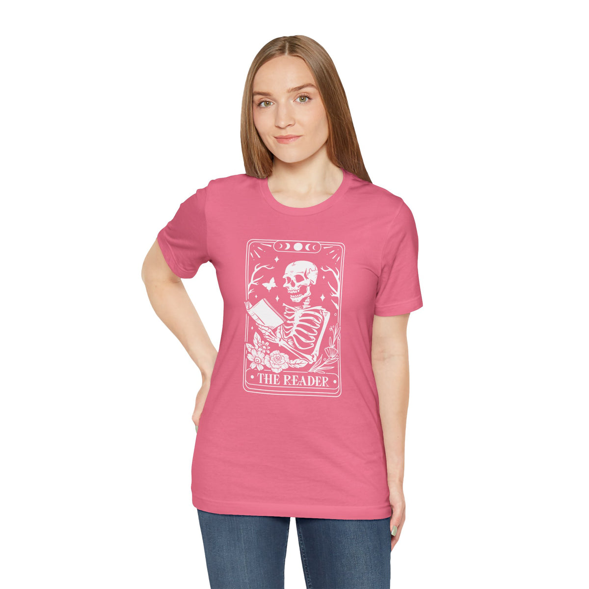 The Reader Tarot Unisex Jersey Short Sleeve Tee
