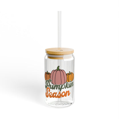 Pumpkin Season Sipper Glass, 16oz