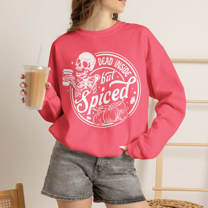 Dead Inside but Spiced Unisex Heavy Blend™ Crewneck Sweatshirt