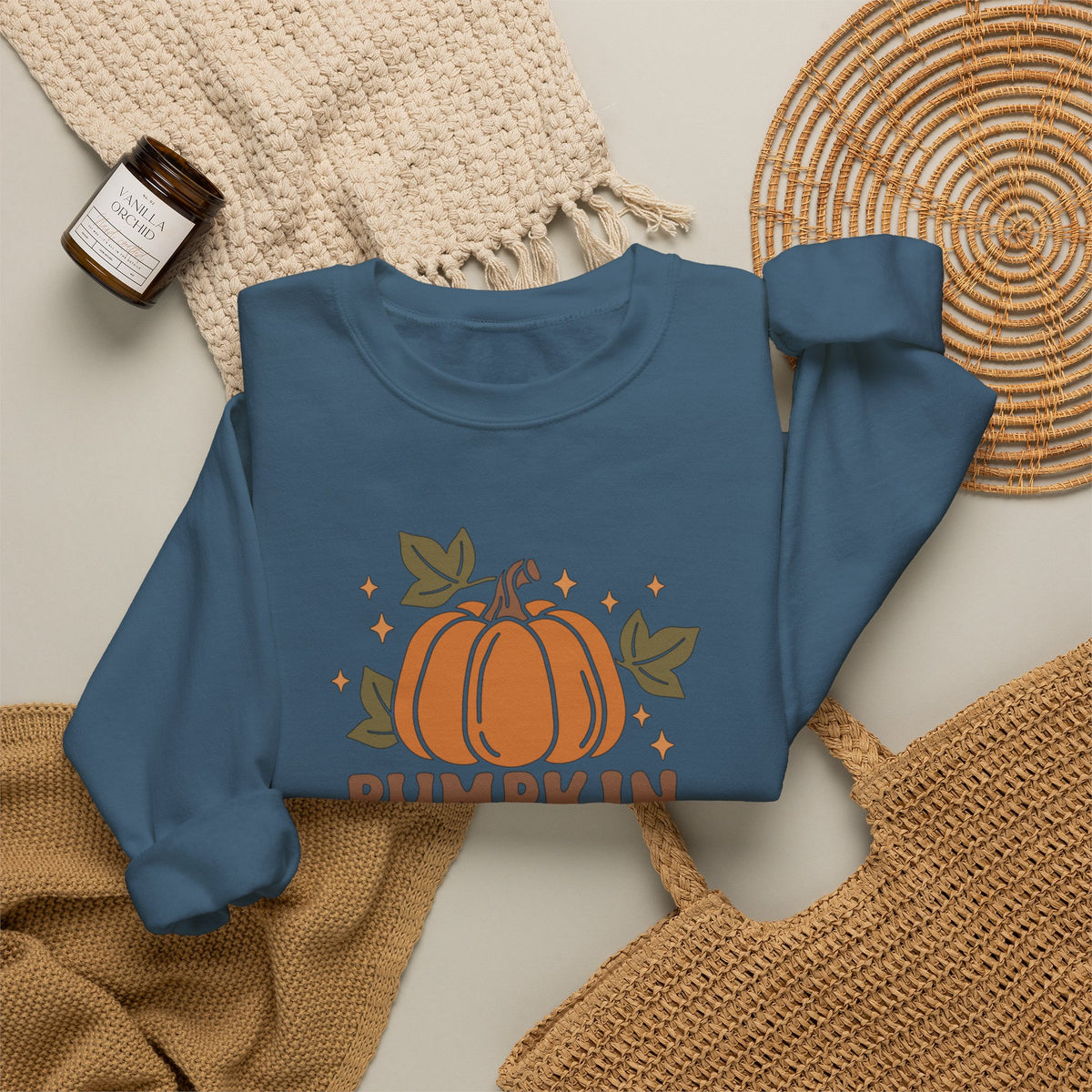 Pumpkin Spice Vibes Unisex Heavy Blend™ Crewneck Sweatshirt