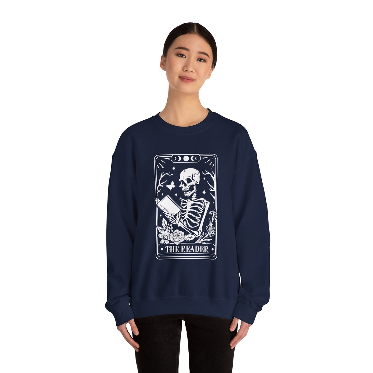 The Reader Tarot Unisex Heavy Blend™ Crewneck Sweatshirt