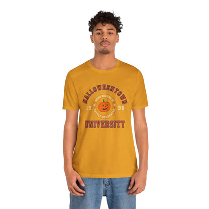 Halloween Town University Unisex Jersey Short Sleeve Tee