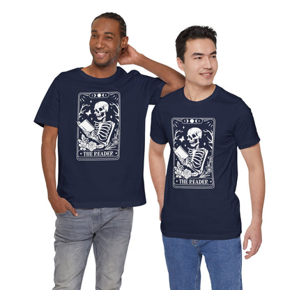 The Reader Tarot Unisex Jersey Short Sleeve Tee