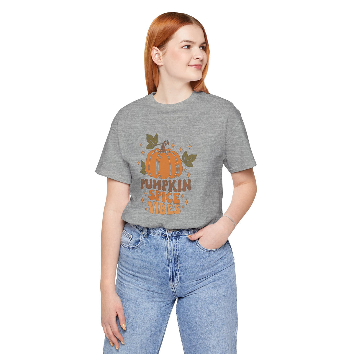 Pumpkin Spice Vibes Unisex Jersey Short Sleeve Tee