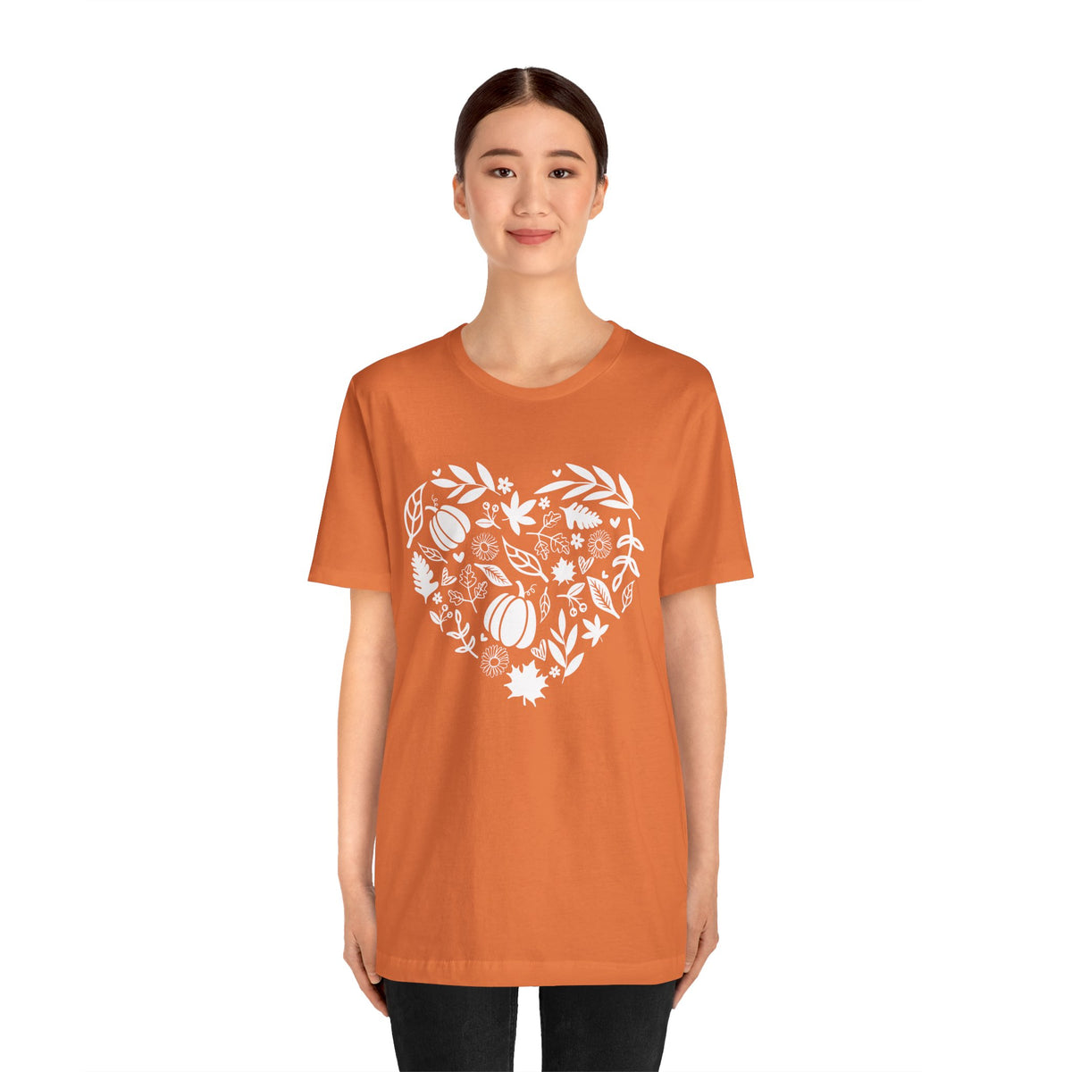 Fall Heart Unisex Jersey Short Sleeve Tee