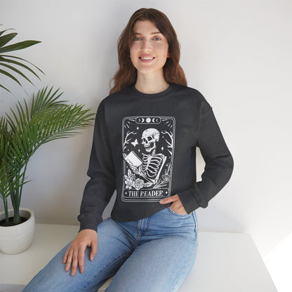 The Reader Tarot Unisex Heavy Blend™ Crewneck Sweatshirt