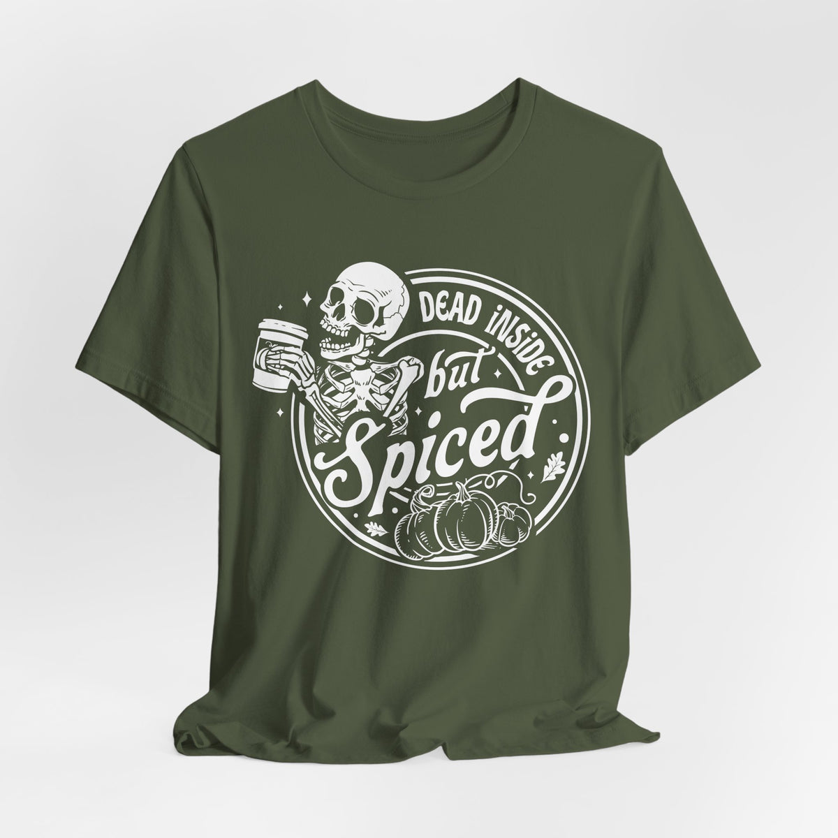 Dead Inside but Spiced Unisex Jersey Short Sleeve Tee